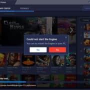 Bluestacks 3 Engine Won't Start