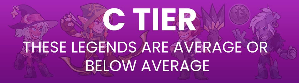 Brawlhalla tier list C tier