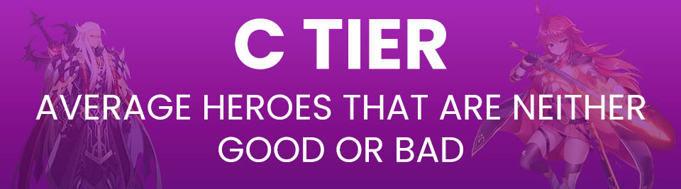 Epic Seven Tier List Tier C