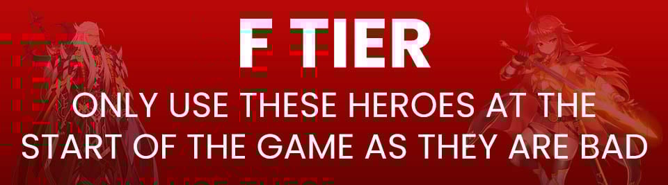 Epic Seven Tier List Tier F