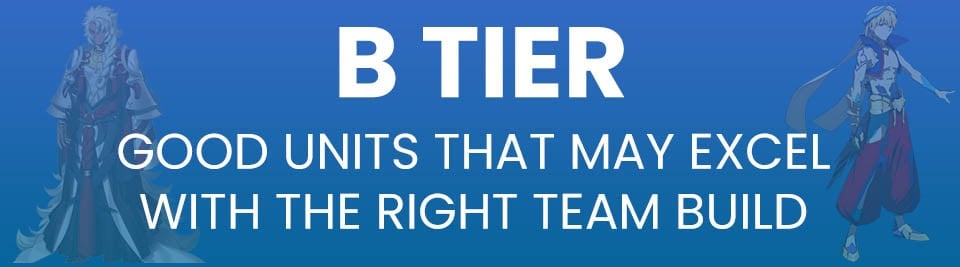 Fate Grand Order Tier List Tier B