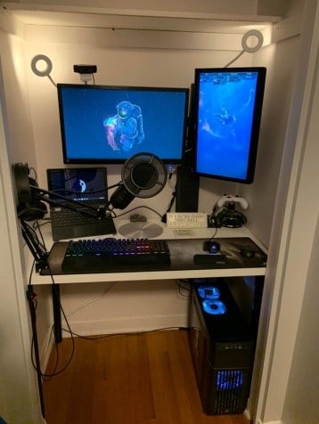 gaming pc setup