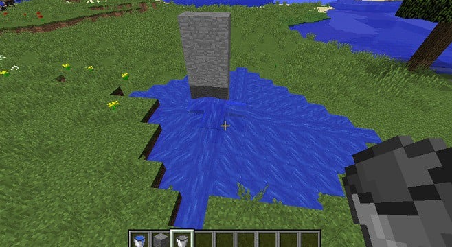 minecraft remove water