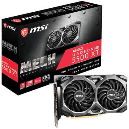 MSI RX 5500 XT Mech