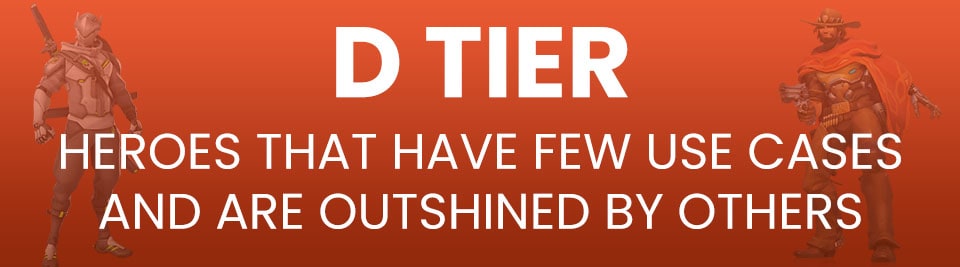 Overwatch Tier List Tier D