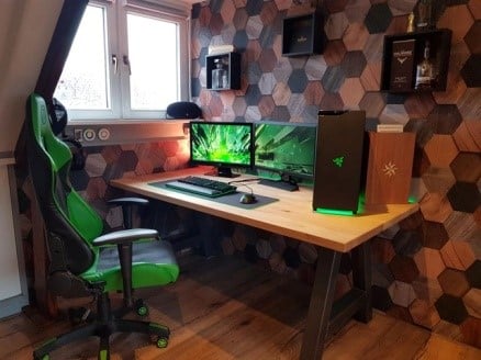 pc gaming setup