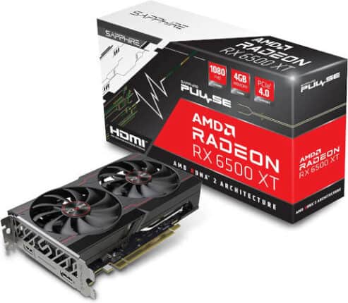 Sapphire PULSE Radeon RX 6500 XT 4GB