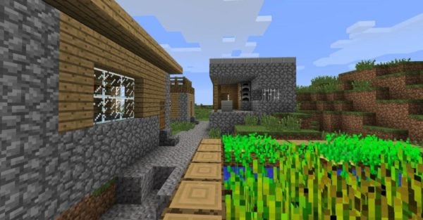 Simple Village at Spawn