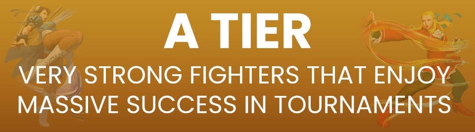 Street Fighter V Tier List A Tier