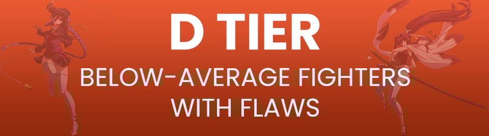 UNIST Tier List Tier D